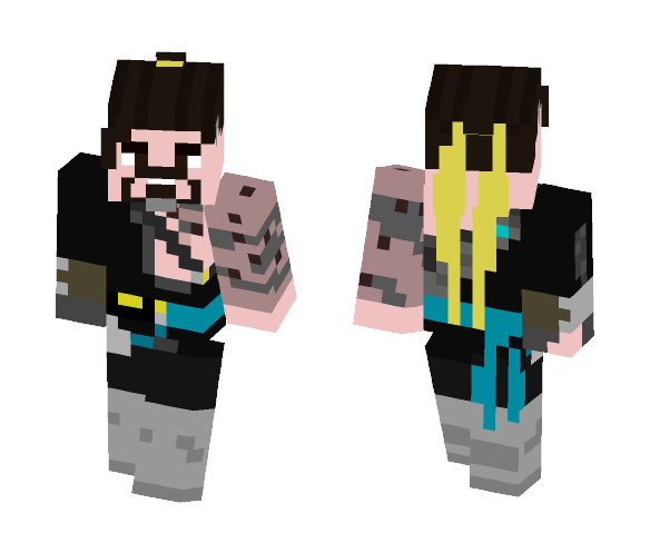 Overwatch-Hanzo - Male Minecraft Skins - image 1