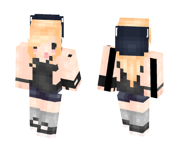 Download Free Edgy Teen Skater Thing Skin for Minecraft image 1 Edgy Teen Skater Thing - Female Minecraft Skins - image 1