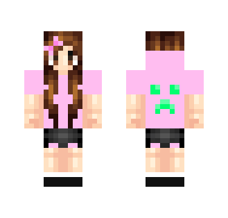 Pink Hoodie Girl