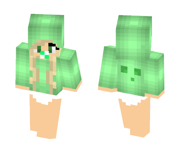 Download Free Baby Slime Girl Skin for Minecraft image 1 Baby Slime Girl - Baby Minecraft Skins - image 1