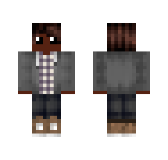 Black good loocking boy (xd) - Boy Minecraft Skins - image 2