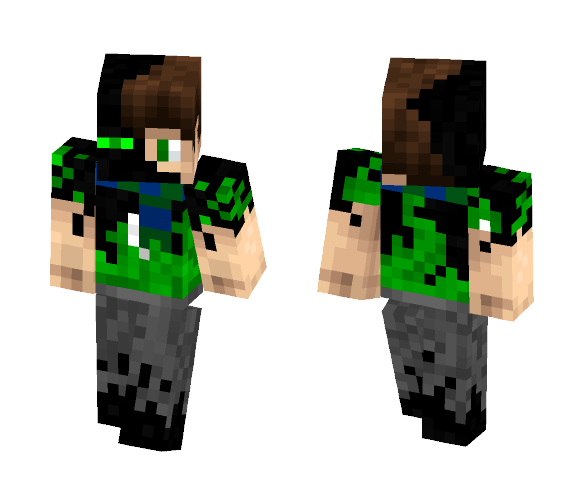 Ender Virus Ghost - Male Minecraft Skins - image 1