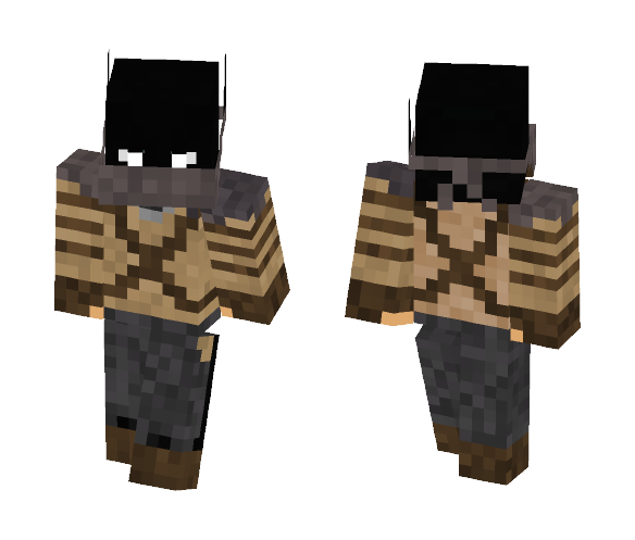 Batman-Inspired Medieval Skin - Comics Minecraft Skins - image 1