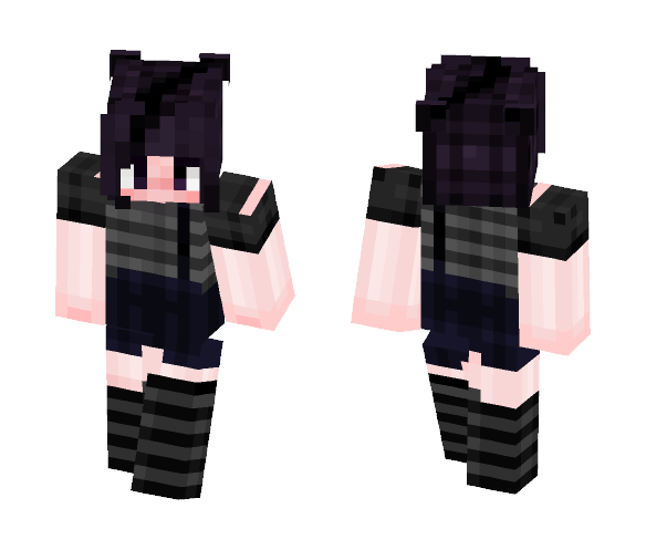 | Stripes | - Female Minecraft Skins - image 1