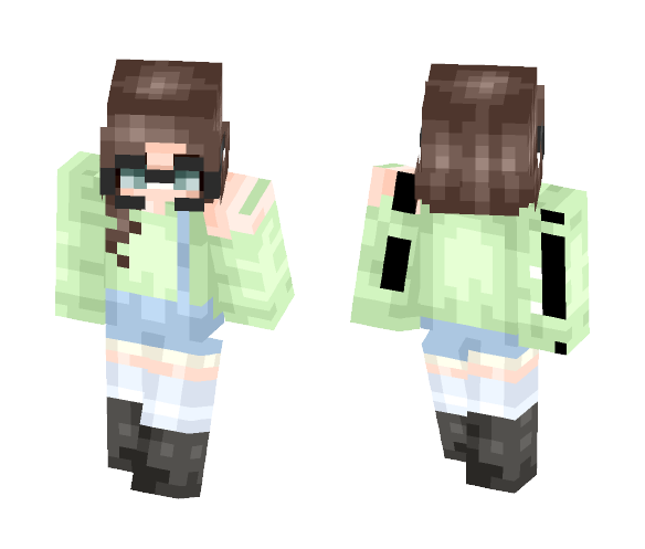 Bookworm - Female Minecraft Skins - image 1