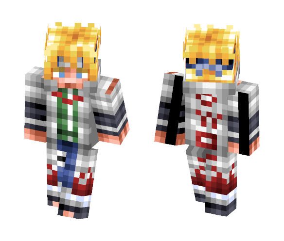 Minato Namikaze (Naruto) - Male Minecraft Skins - image 1