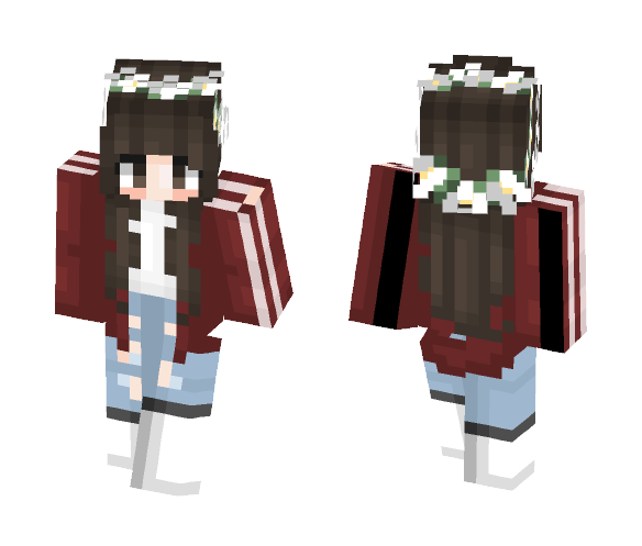 Download Free Tumblr Autumn Outfit // by matteh Skin for Minecraft image 1 Tumblr Autumn Outfit // by matteh - Female Minecraft Skins - image 1