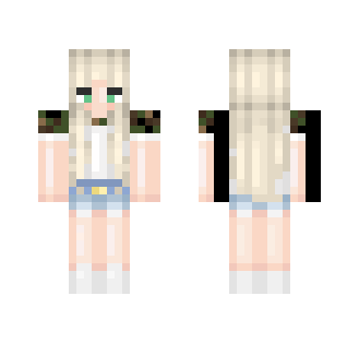 blonde camo girl // by matteh - Girl Minecraft Skins - image 2