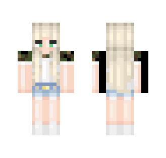 blonde camo girl // by matteh