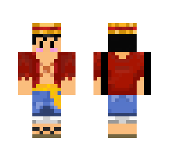 Monkey D Luffy Chibi - Male Minecraft Skins - image 2