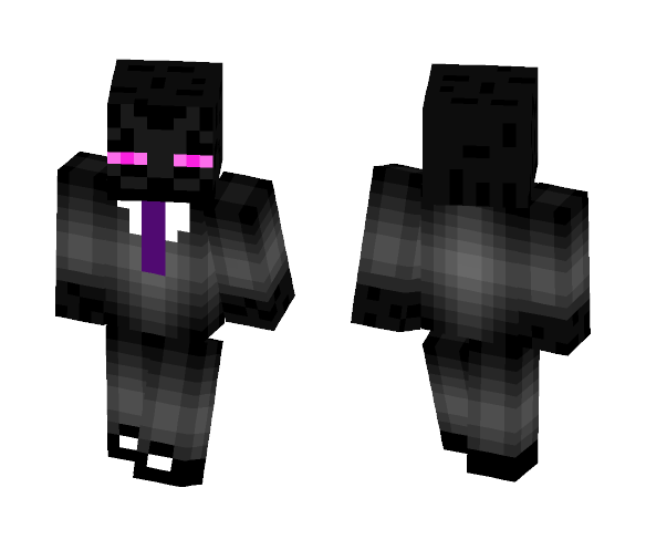 Enderman in suit - Male Minecraft Skins - image 1