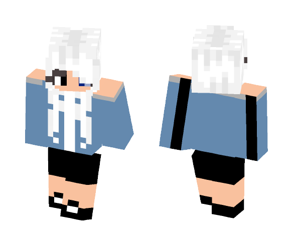 Sans (girl) - Female Minecraft Skins - image 1