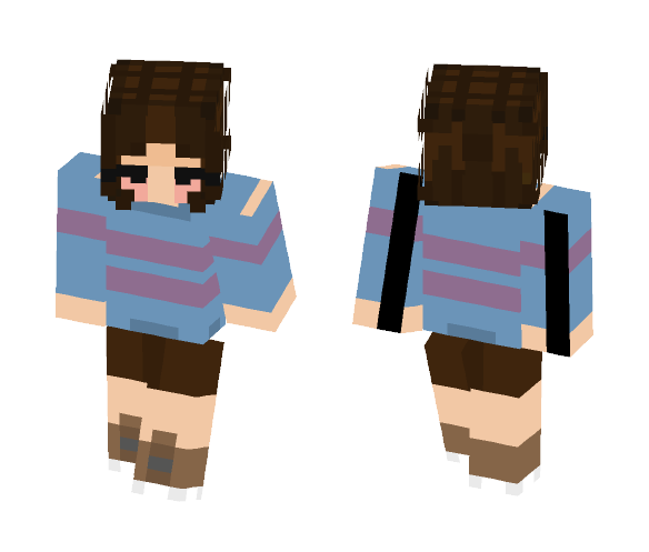 Undertale - Frisk - Interchangeable Minecraft Skins - image 1