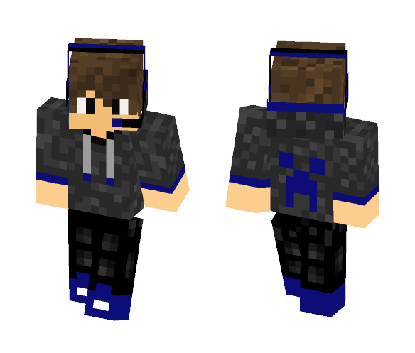 Download Free Blue kid Skin for Minecraft image 1 Blue kid - Male Minecraft Skins - image 1