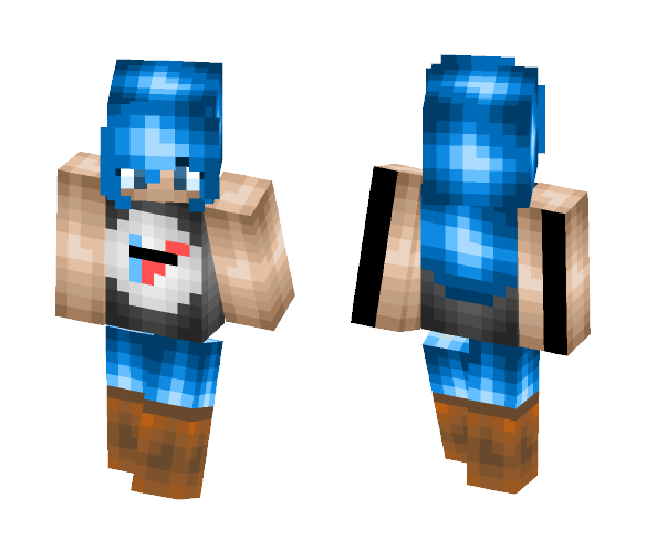 tøp Girl (Black bar isn't on skin) - Girl Minecraft Skins - image 1