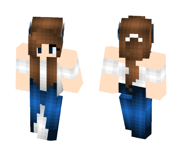Blue Princess - Female Minecraft Skins - image 1