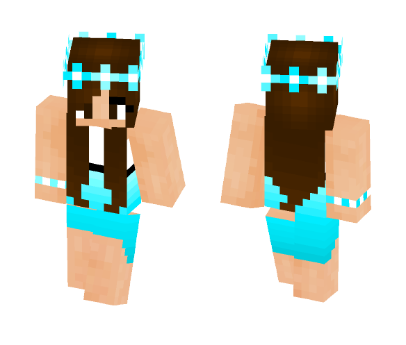 Download Free Mc skin my sis made Skin for Minecraft image 1 Mc skin my sis made - Female Minecraft Skins - image 1