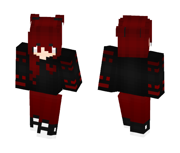Black Heart - Female Minecraft Skins - image 1