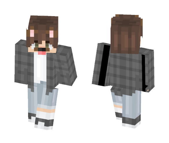 Snapchat Dog Filter Boy - Boy Minecraft Skins - image 1