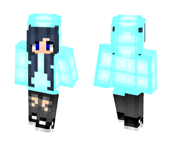 Blue Girl - Girl Minecraft Skins - image 1