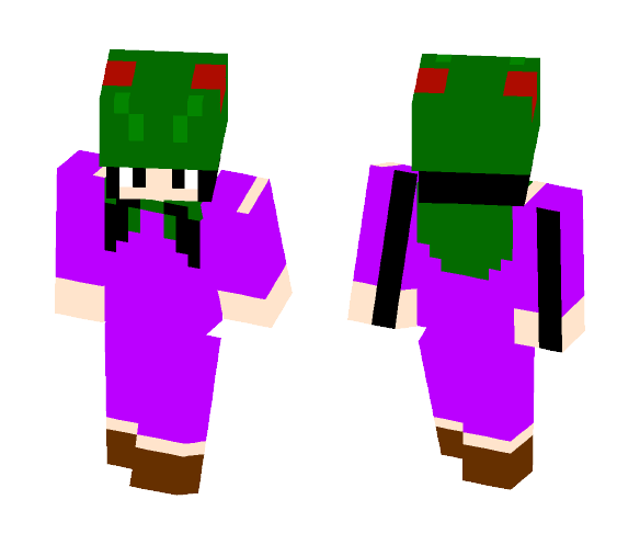 Issun(Female-OKAMI) - Female Minecraft Skins - image 1