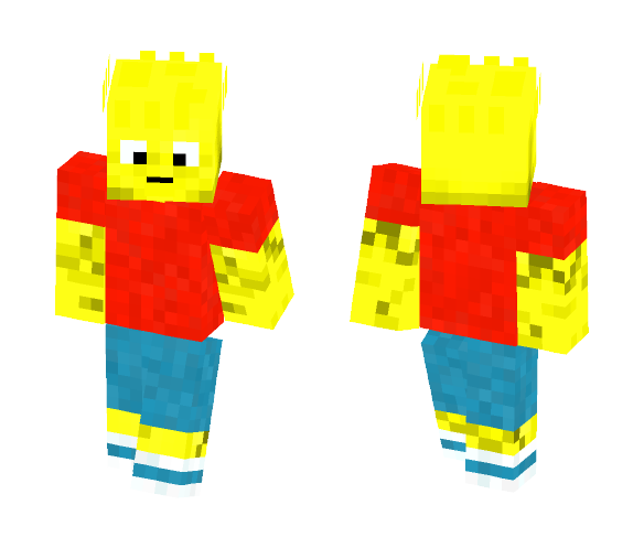 Bart Simpson - Male Minecraft Skins - image 1