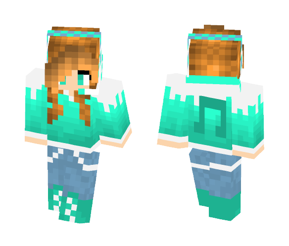 Music girl - Girl Minecraft Skins - image 1