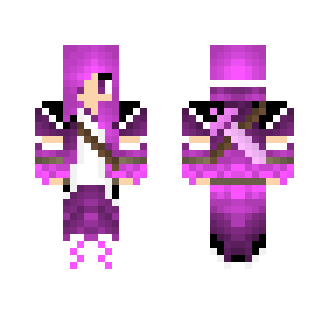 Purple adventure girl - Girl Minecraft Skins - image 2