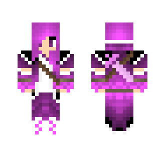 Purple adventure girl
