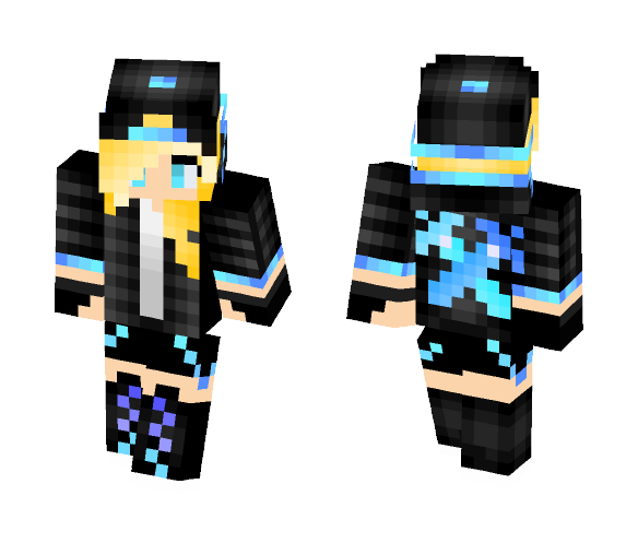 Download Free cool PvP girl Skin for Minecraft image 1 cool PvP girl - Girl Minecraft Skins - image 1