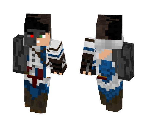 A crazy half robot/human - Male Minecraft Skins - image 1