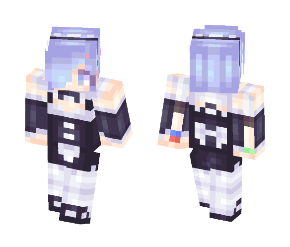 Re:Zero Rem - Female Minecraft Skins - image 1