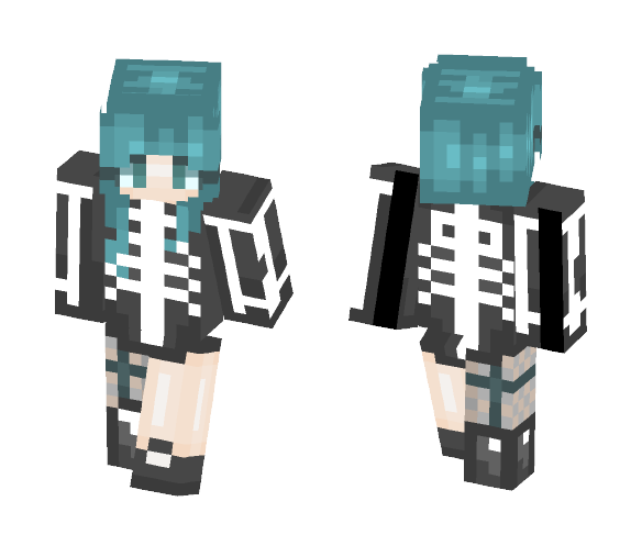 Blood soaks through... - Female Minecraft Skins - image 1