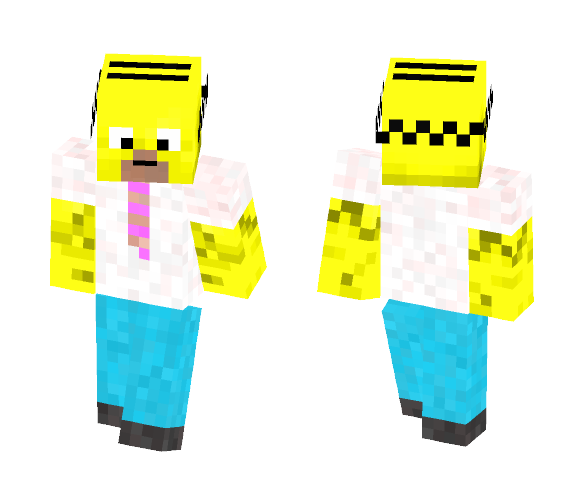 Homer Simpson - Male Minecraft Skins - image 1