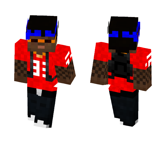 Rich The Kid V3 (Glasses) - Male Minecraft Skins - image 1