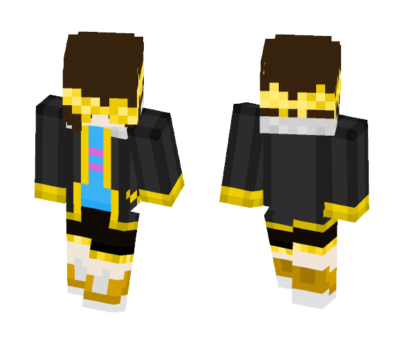 Flowerfell Frisk [Female] - Female Minecraft Skins - image 1