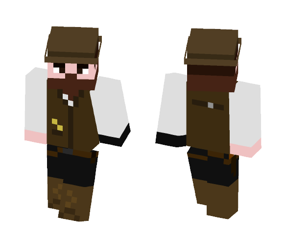 Download Free The Best Gun In The West Skin for Minecraft image 1 The Best Gun In The West - Male Minecraft Skins - image 1