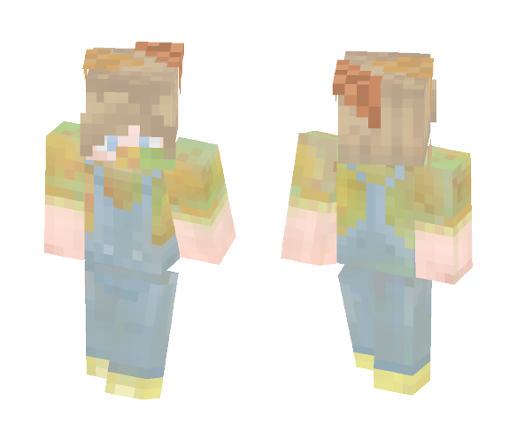 Cute Baby Boy Fall - Baby Minecraft Skins - image 1