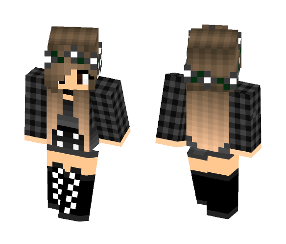 Goth Girl - Girl Minecraft Skins - image 1
