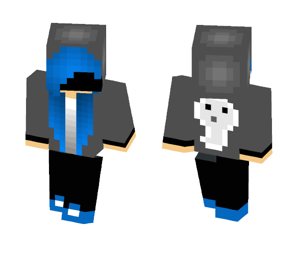 Download Free Dark~Ghost Skin for Minecraft image 1 Dark~Ghost - Female Minecraft Skins - image 1