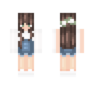 White Overalls Girl