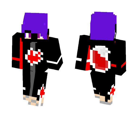 akatsuki fox - Male Minecraft Skins - image 1