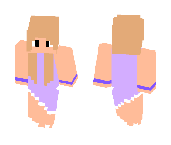 Download Free Girl With a Dress Skin for Minecraft image 1 Girl With a Dress - Girl Minecraft Skins - image 1