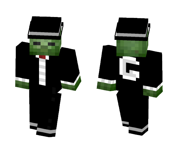 Download Free Mr.Zombie The Tycoon (Copyright) Skin for Minecraft image 1 Mr.Zombie The Tycoon (Copyright) - Male Minecraft Skins - image 1
