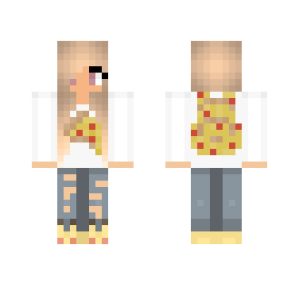 rishu likes pizza - Female Minecraft Skins - image 2