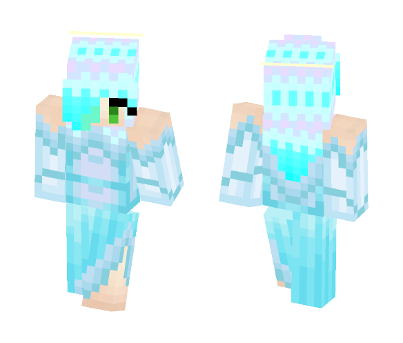 Download Free Icy Girl Skin for Minecraft image 1 Icy Girl - Girl Minecraft Skins - image 1