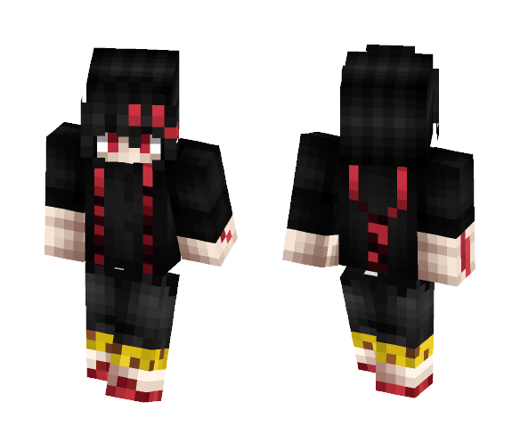 Tokyo Ghoul | Stitches In Black - Male Minecraft Skins - image 1