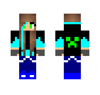 teen girl with creeper shirt