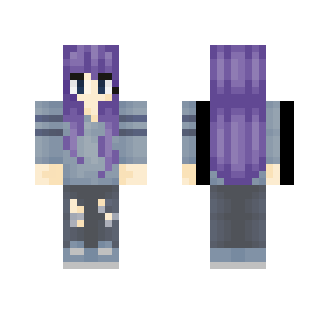 purple girl