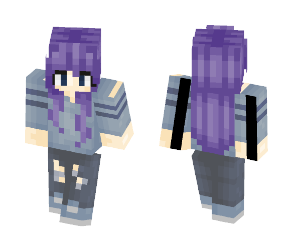 purple girl - Girl Minecraft Skins - image 1
